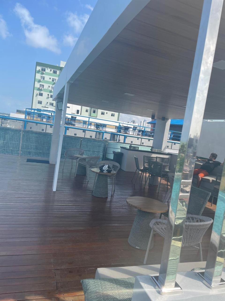 Israel Tambau- Apto Luxuoso- Em Frente Ao Mar Com Varanda João Pessoa Dış mekan fotoğraf